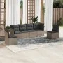 Set de muebles de jardín 6 pzas y cojines ratán sintético gris de , Conjuntos de jardín - Ref: Foro24-3217370, Precio: 347,39...
