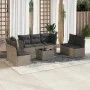 Set de sofás de jardín 8 pzas y cojines ratán sintético gris by , Garden sets - Ref: Foro24-3217420, Price: 443,33 €, Discoun...