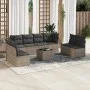 Gartenmöbel-Set 9-teilig mit grauen Polstern aus synthetischem Rattan von , Gartensets - Ref: Foro24-3217460, Preis: 498,52 €...