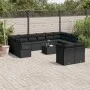 Set de sofás de jardín y cojines 13 pzas ratán sintético negro by , Garden sets - Ref: Foro24-3218435, Price: 847,28 €, Disco...