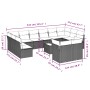Set sofás de jardín con cojines 13 piezas ratán sintético gris by , Garden sets - Ref: Foro24-3218440, Price: 778,16 €, Disco...