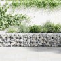 Muro de gaviones con cubiertas acero galvanizado 900x30x50 cm