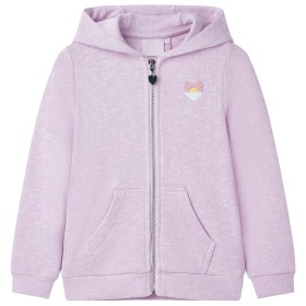 Kinderhoodie mit lila Kapuze und Reißverschluss, Größe 140. von , Kinder-T-Shirts - Ref: Foro24-10988, Preis: 14,92 €, Rabatt: %