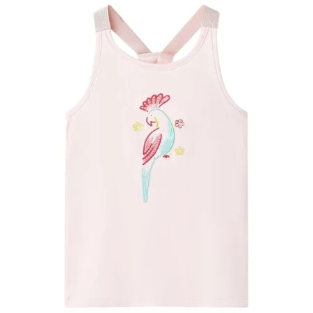 Ärmelloses Kinder-Tanktop in zartem Rosa, Größe 140. von , Kinder-T-Shirts - Ref: Foro24-11198, Preis: 8,30 €, Rabatt: %