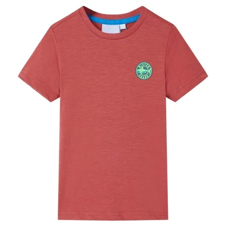 Camiseta infantil color pimentón 128 by , Kids T-shirts - Ref: Foro24-12347, Price: 7,61 €, Discount: %