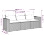 Juego de sofás de jardín con cojines beige 3 pzas ratán PE by , Garden sets - Ref: Foro24-3218648, Price: 216,57 €, Discount: %