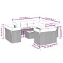 Set de sofás de jardín 12 pzas y cojines ratán sintético marrón by , Garden sets - Ref: Foro24-3218518, Price: 885,02 €, Disc...