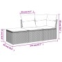 Gartensofagarnitur mit beigen Kissen, 3-teilig, aus PE-Rattan. von , Gartensets - Ref: Foro24-3217469, Preis: 177,20 €, Rabat...