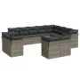 Set de sofás de jardín 12 pzas con cojines ratán sintético gris by , Garden sets - Ref: Foro24-3218530, Price: 788,52 €, Disc...
