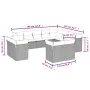 Set de sofás de jardín 12 pzas con cojines ratán sintético gris by , Garden sets - Ref: Foro24-3218530, Price: 788,52 €, Disc...