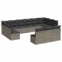 Set sofás de jardín con cojines 13 piezas ratán sintético gris by , Garden sets - Ref: Foro24-3218390, Price: 706,36 €, Disco...