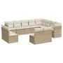 12-teiliges Gartensofa-Set und Kissen aus braunem Kunststoff-Rattan. von , Gartensets - Ref: Foro24-3218468, Preis: 763,44 €,...