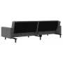Sofá cama de 2 plazas con dos almohadas terciopelo gris oscuro by , Sofas - Ref: Foro24-375919, Price: 270,27 €, Discount: %