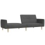 Sofá cama de 2 plazas tela gris oscuro de , Sofás - Ref: Foro24-375785, Precio: 274,83 €