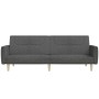 Sofá cama de 2 plazas tela gris oscuro by , Sofas - Ref: Foro24-375785, Price: 274,96 €, Discount: %