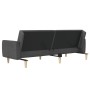 Sofá cama de 2 plazas tela gris oscuro by , Sofas - Ref: Foro24-375785, Price: 274,96 €, Discount: %