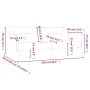Zweiplätziges Schlafsofa in dunkelgrauem Stoff. von , Sofas - Ref: Foro24-375785, Preis: 270,21 €, Rabatt: %