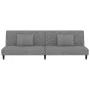 Sofá cama de 2 plazas con dos almohadas terciopelo gris claro by , Sofas - Ref: Foro24-375910, Price: 249,07 €, Discount: %