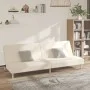 Sofá cama de 2 plazas tela color crema by , Sofas - Ref: Foro24-375726, Price: 237,97 €, Discount: %