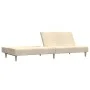Sofá cama de 2 plazas tela color crema by , Sofas - Ref: Foro24-375726, Price: 237,97 €, Discount: %