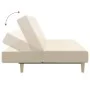 Sofá cama de 2 plazas tela color crema by , Sofas - Ref: Foro24-375726, Price: 237,97 €, Discount: %