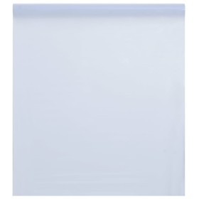 Lámina de ventana esmerilada PVC blanco transparente 60x2000 cm