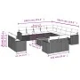Set sofás de jardín 14 pzas con cojines ratán sintético beige by , Modular outdoor sofas - Ref: Foro24-3224400, Price: 919,79...