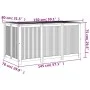 Caja de almacenaje de jardín madera maciza acacia 150x80x75 cm by , Outdoor storage boxes - Ref: Foro24-319707, Price: 312,35...