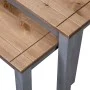 Stackable tables 2 units solid pine wood Panama Range gray by vidaXL, Side tables - Ref: Foro24-282677, Price: 74,86 €, Disco...