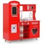 Cocinita de juguete MDF roja 80x31x89 cm de vidaXL, Juguetes de cocina y comida - Ref: Foro24-80253, Precio: 107,06 €, Descue...