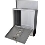 Briefkasten mit Edelstahlhalterung von , Postfächer - Ref: Foro24-271743, Preis: 92,94 €, Rabatt: %