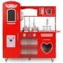 Cocinita de juguete MDF roja 80x31x89 cm de vidaXL, Juguetes de cocina y comida - Ref: Foro24-80253, Precio: 107,06 €, Descue...