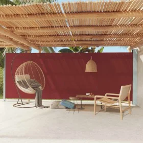 Red garden retractable side awning 200x600 cm by , Umbrellas - Ref: Foro24-317973, Price: 117,88 €, Discount: %