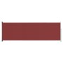 Toldo lateral retráctil de jardín rojo 200x600 cm de , Sombrillas - Ref: Foro24-317973, Precio: 120,54 €