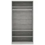 Betongrauer Sperrholzschrank 100x50x200 cm von , Kleiderschränke - Ref: Foro24-800229, Preis: 168,72 €, Rabatt: %