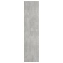 Armario de madera contrachapada gris hormigón 100x50x200 cm de , Armarios roperos - Ref: Foro24-800229, Precio: 178,97 €, Des...