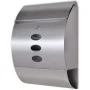 Rounded stainless steel mailbox by , mailboxes - Ref: Foro24-50351, Price: 51,92 €, Discount: %