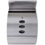 Rounded stainless steel mailbox by , mailboxes - Ref: Foro24-50351, Price: 49,65 €, Discount: %