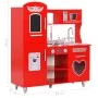 Cocinita de juguete MDF roja 80x31x89 cm de vidaXL, Juguetes de cocina y comida - Ref: Foro24-80253, Precio: 107,06 €, Descue...