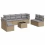 9-piece garden sofa set with beige synthetic rattan cushions by , Garden sets - Ref: Foro24-3217459, Price: 532,71 €, Discoun...