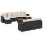 11-piece garden sofa set and black synthetic rattan cushions by , Modular outdoor sofas - Ref: Foro24-3224341, Price: 600,17 ...