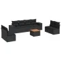 8-teiliges Gartensofa-Set und schwarze synthetische Rattankissen von , Gartensets - Ref: Foro24-3257735, Preis: 521,00 €, Rab...