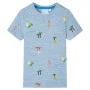 Camiseta infantil azul mélange 92 de , Camisetas para niños - Ref: Foro24-12224, Precio: 8,92 €, Descuento: %