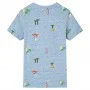 Camiseta infantil azul mélange 92 de , Camisetas para niños - Ref: Foro24-12224, Precio: 8,92 €, Descuento: %