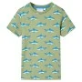 Hellkhakifarbenes Kinder-T-Shirt 128 von , Kinder-T-Shirts - Ref: Foro24-12302, Preis: 7,85 €, Rabatt: %