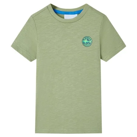 Camiseta infantil caqui claro 104 de , Camisetas para niños - Ref: Foro24-12340, Precio: 7,61 €, Descuento: %