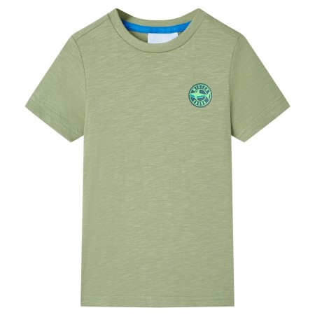 Light khaki children's t-shirt 104 by , Kids T-shirts - Ref: Foro24-12340, Price: 7,70 €, Discount: %