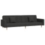2-seater sofa bed with two black fabric pillows by , Sofas - Ref: Foro24-375901, Price: 279,89 €, Discount: %