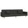 2-Sitzer-Schlafsofa mit zwei schwarzen Stoffkissen von , Sofas - Ref: Foro24-375901, Preis: 277,70 €, Rabatt: %