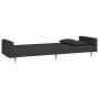 2-seater sofa bed with two black fabric pillows by , Sofas - Ref: Foro24-375901, Price: 279,89 €, Discount: %